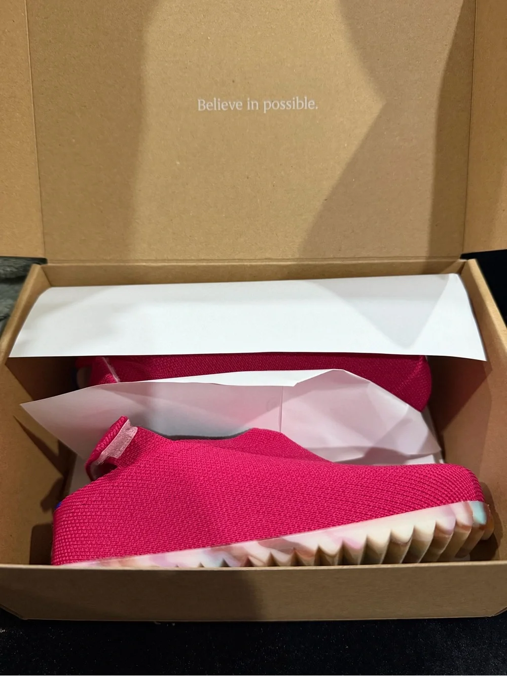Rothy’s Kids Slip-On clogs—Comfort Shoes in Bright Pink